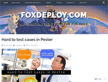 Tablet Screenshot of foxdeploy.com
